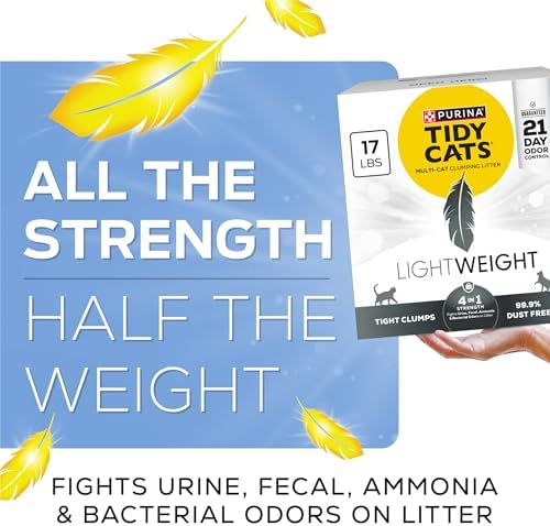 Purina Tidy Cats LightWeight 4-in-1 Strength Cat Litter, 17 lb - Image 4