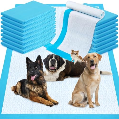 Pee Pads for Dogs 36"x48" 40 Count, Puppy Pads Extra Large, Disposable Thicken Pet Training Pads for Cats Doggie Rabbits, Incontinence Underpads Ultra Absorbent & Quick-Dry, Leakproof Potty Pads by LNWJSRX