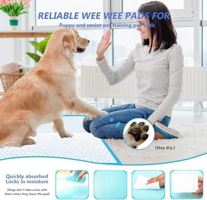 XXXL Puppy Pee Pads for Dogs 31"x47" 40 Count, Pee Pads Extra Large, Leak-Proof & Super Absorbent Dog Pee Pads, Thicken Disposable Potty Pads Puppy Training Pads for Cats Rabbits - Image 4
