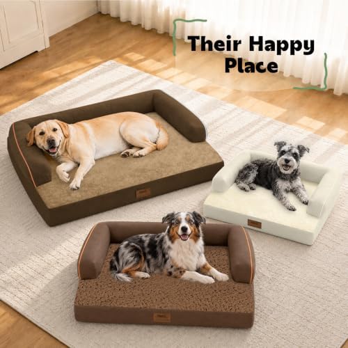 MEKIY Orthopedic XL Dog Bed with Bolster for Extra Large Size Dogs - Image 6