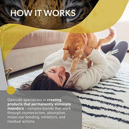 Odorcide Cat Attack Concentrate Odor Eliminator - Cat Urine Remover for Carpet & Upholstery - Litter Box Odor Eliminator - 16 oz - Image 5