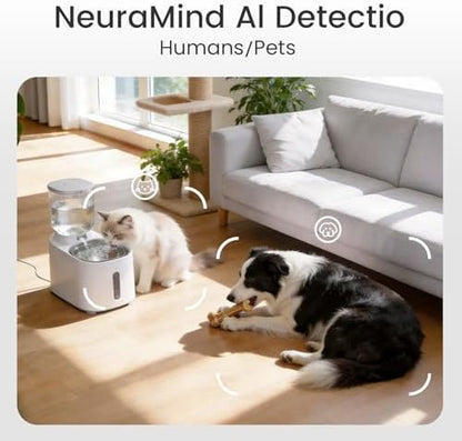 youkey 2.5K Indoor Pet Security Camera, Two-Way Audio Chat to Your Pets, AI Pet/Human Detection, 360° AI Human Tracking, Privacy Mode, No Monthly Fees, Night Vision, WiFi 6（2.4GHz & 5GHz） - Image 2