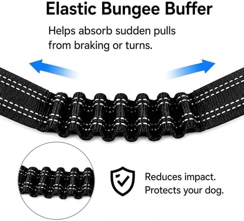 Dog Seat Belt 2Pcs, Retractable Pet Car Harness, Adjustable Dog Seat Belts - Image 6