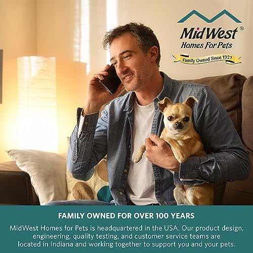 MidWest Homes for Pets QuietTime Giant Dog Bed - Gray Faux Fur Bolster, Ultra-Soft and Machine Washable, Fits 54-Inch Crates and Carriers, for XXL Breed Dogs - Image 6