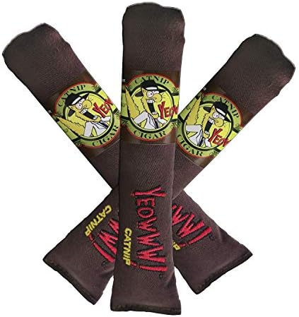 Yeowww! Catnip Cigar 3 Pack | Pure Leaf & Flowertop Blend | Cat and Kitten Toy by YeowwwCatnip