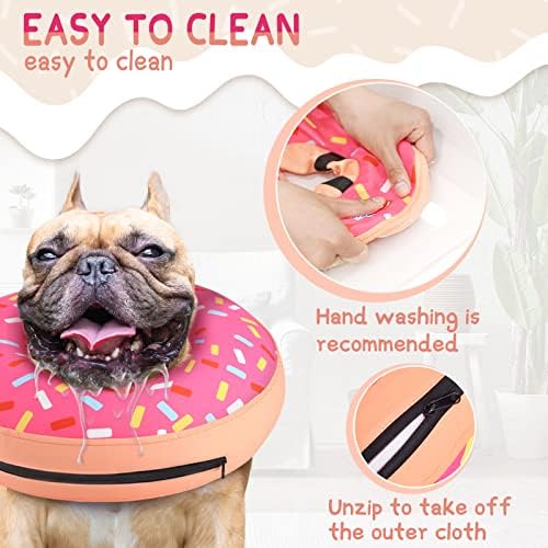 Supet Inflatable Dog Cone Collar Alternative After Surgery, Dog Neck Donut Collar Recovery E Collar for Neuter, Soft Pet Cone for Small Medium Large Dogs - Image 5