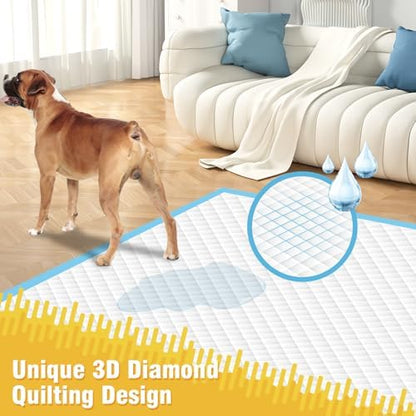 VJJ Extra Large Doggie Pee Pad, 30”x30” Thicken Dog Pee Pads, 40 Count XL Doggy Pads Leak-Proof, Super Absorbent Puppy Pee Pads for Dogs, Soft Training Pet Pads for Dogs Cats Rabbits - Image 6