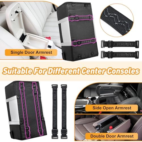 Portable Dog Car Seat for Small Dogs, Puppy Car Seat, Black&White - Image 4