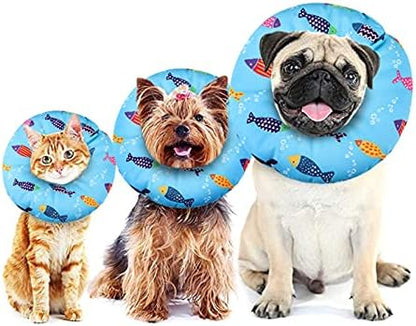 Cat Cone Collar Soft Cute Adjustable Cat Donut Recovery Collar - Image 7