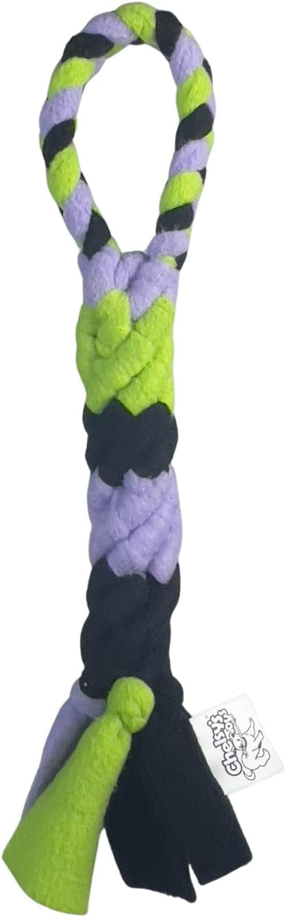 Chelsy's Toys Interactive Tug Toy for Dogs and Puppies, Mental Stimulation Toy, Slow-Play, Brain Exercise for Puppies & Seniors, Freeze forTeething Relief, Blue, Orange, Purple (Lavender)