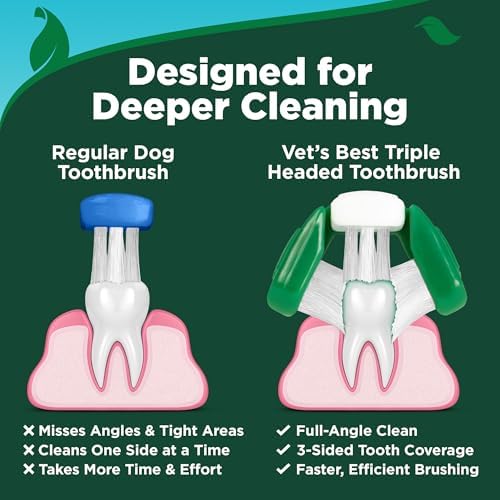 Vet's Best Puppy Toothpaste & Toothbrush Kit, Peanut Butter, Dogs, 3.5 oz - Image 2