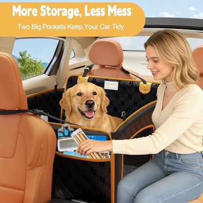 Dog Car Seat for Large Dog with Sturdy Fiberglass Support & Hard Bottom - Image 4