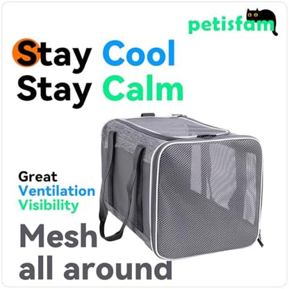 Soft Pet Carrier Bag for Cats and Puppy Under 20 lbs. Sturdy, Safe, Comfortable and Lightweight - Image 7