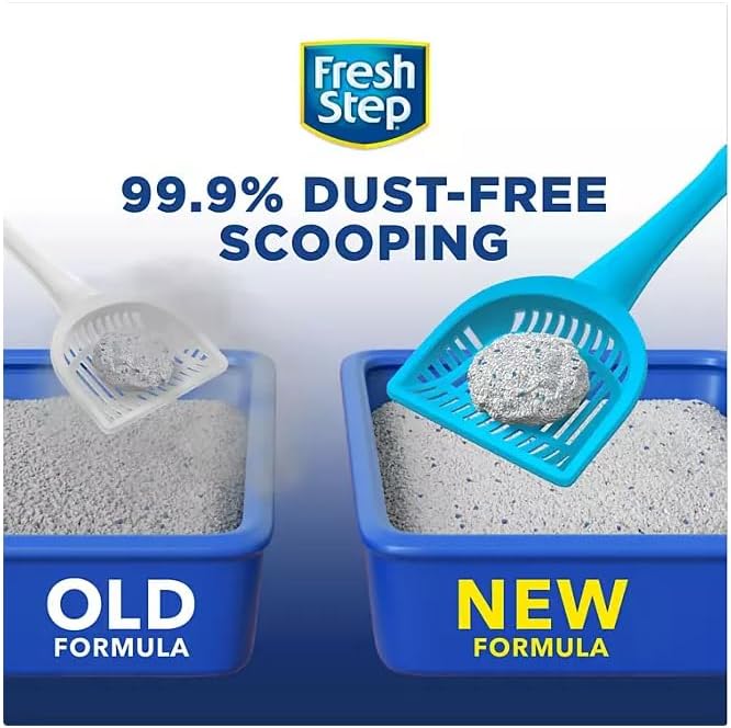 Generic FreshStep Extra Strength Multi-Cat Scented Clumping Litter w/Febreze Scent Cat Litter, 4 x 10.5 lb Pack (42 lbs total), GRAY