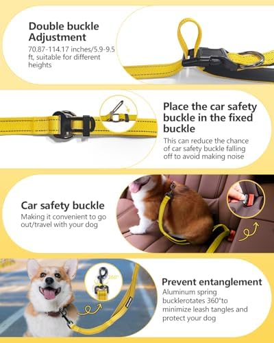 Hands Free Dog Leash, Multifunctional Crossbody Dog Leash - Image 3