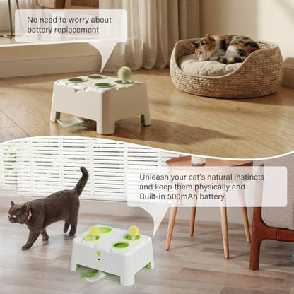 Cat Interactive Automatic Toys, Magic House Whack-a-Mole Toy - Image 6