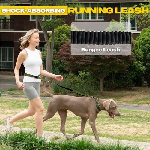 Fida 6-in-1 Hands Free Dog Leash Heavy Duty, Waist Corssbody Dog Leash - Image 2