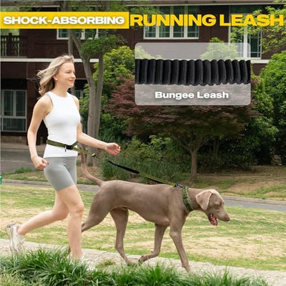 Fida 6-in-1 Hands Free Dog Leash Heavy Duty, Waist Corssbody Dog Leash - Image 2
