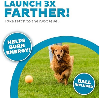 Outward Hound Launch A Ball Dog Ball Launcher, Slobber-Free Pickup, 24.6" - Image 2