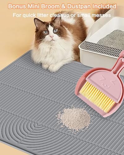 Extra Large Cat Litter Mat XL, 47" x 35", Silicone Waterproof - Image 6