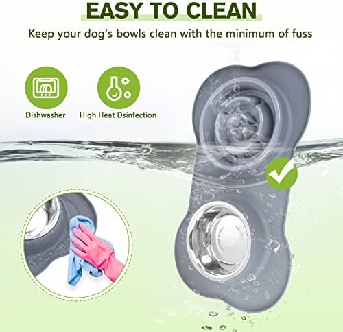 Pecute Slow Feeder Dog Bowls to Slow Down Eating, Dog Slow Feeder Bowl - Image 6