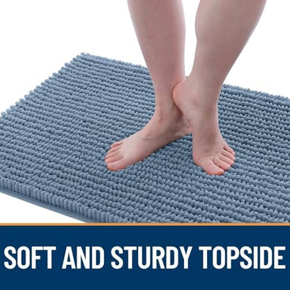OLANLY Dog Door Mat for Muddy Paws 36x24, Extra Absorbent Chenille Mud Mat - Image 3