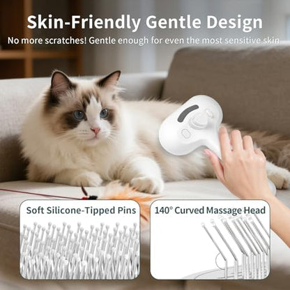 3-in-1 Self-Cleaning Shedding Steam Brush for Dogs & Cats - Image 4