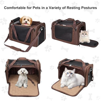 EliteField Deluxe Soft Pet Carrier for Cats and Dogs (3-Year Warranty) - Image 2