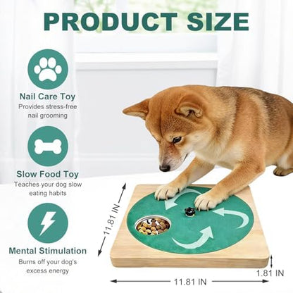 Dog Nail Scratch Board with Treat Board, Stress-Free Nail Care for Dog - Image 4