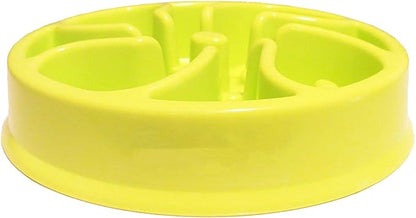 WenYing Slow Feeder Puzzle Dog Bowls, Interactive Bloat Stop Busy Bowl, Food Water Fun Feeding, Non-Slip Anti Choke Healthy Diet Bowls (Green 1)