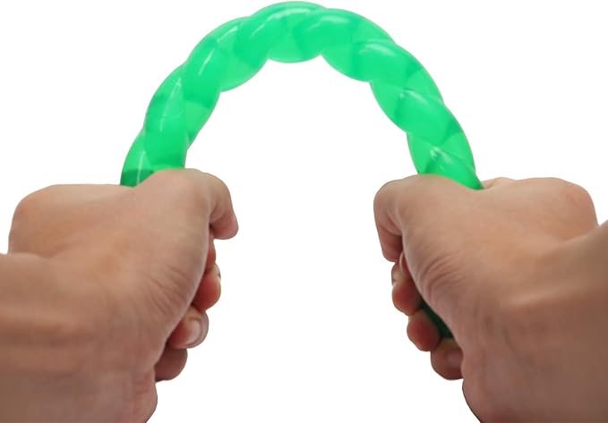 Ycozy Dog Chew Toys 11'' Long for Small/Medium Dogs Aggressive Chewers, Rubber Puppy Dog Rope Toys Knot Dental Teething Toys Almost Indestructible Washable