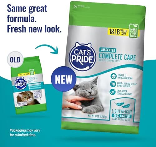 Cat's Pride Complete Care Hypoallergenic Unscented Litter 18lb - Image 2