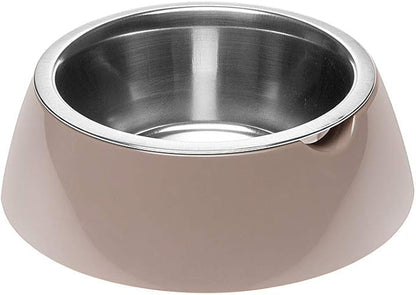 Stainless Steel Dog Bowl with Plastic Base by Ferplast