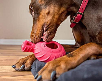 Jolly Pets Tuff Treader Dog Toy with Handle, 6 Inches, Red, Model:JTR23, All Breed Sizes - Image 3