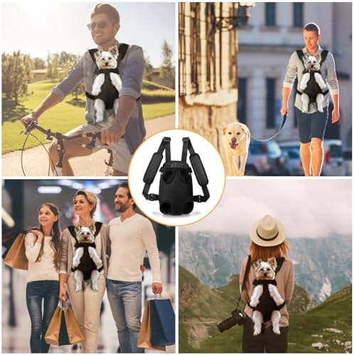 YUDODO Pet Dog Carrier Backpack Adjustable Front Carrier for Small Dog Cat - Image 5