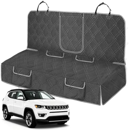 Dog Car Seat Cover Fit for 2017-2026 Jeep Compass by Kistrba