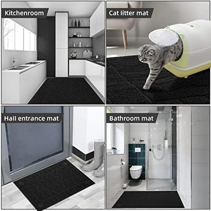 Cat Litter Box Mat, 47" x 35" Large Waterproof Litter Trapping Mat - Image 7