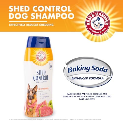 Arm & Hammer Shed Control Dog Shampoo, Juicy Guava Scent, 20 Fl Oz - Image 3