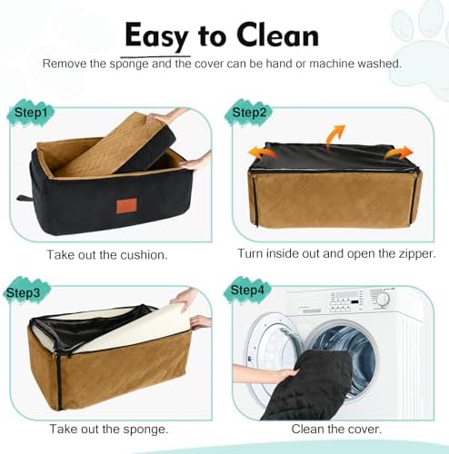 Dog Car Seat for Large Medium Sized Dogs, Washable Car Dog Bed Under 55 lbs - Image 5
