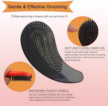 Puppy Brush - Soft Dog Brush (Orange) - Image 3