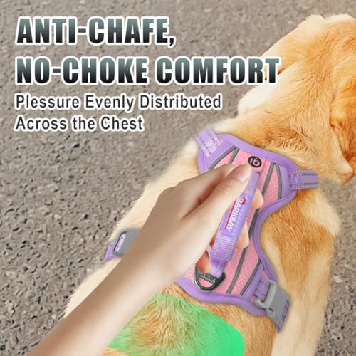 BARKBAY Dog Harness for Large Dogs No Pull Dog Vest ID Tag Pocket - Image 4