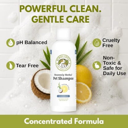 Organic Cat and Dog Shampoo for Sensitive Skin and Coat Support, 8 Oz - Image 6