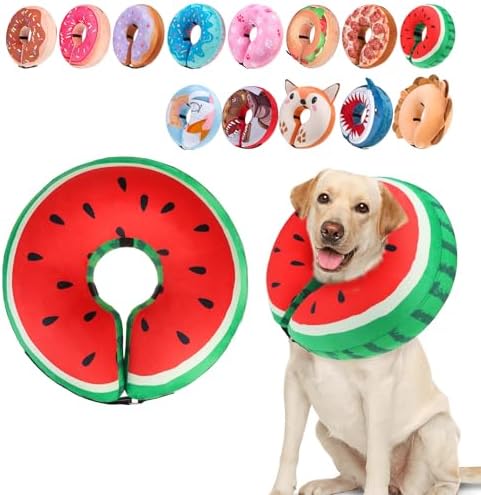 BEAUTYZOO Dog Cone Collar Alternative After Surgery,Pet Neck Donut E‑Collar by BEAUTYZOO