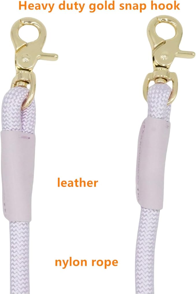 Hands Free Dog Leash 7FT, Nylon Rope Waist Leash for Dog Walking Running