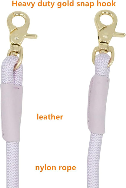Hands Free Dog Leash 7FT, Nylon Rope Waist Leash for Dog Walking Running
