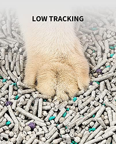 PETKIT Mixed Cat Litter Fast Clumping, Flushable, Ultra Absorbent, 100% Natural Ingredients Litter, Water Dissolvable, Really Dust-Free, Low Tracking Bentonite Tofu Litter (7.9lb×2 Bags) - Image 4