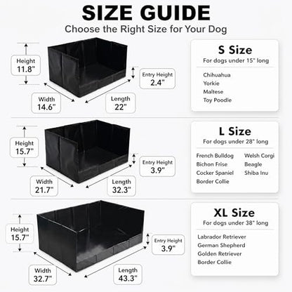Dog Litter Box, Waterproof Foldable Pee Pad Holder, Dog Potty Tray - Image 5