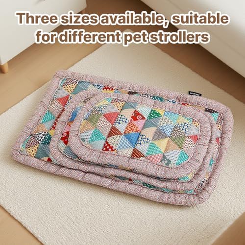 Beberoad Large Pet Stroller Single-Sided Pad - Warm and Non-Slip Mat, R8 Special Pet Stroller Seat Cushion, Comfortable and Soft - Image 6