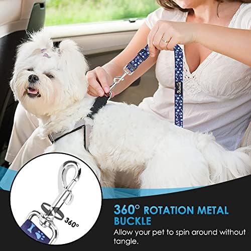 SlowTon Dog Seat Belt for Car, 2 Pack Dog Car Harness Seatbelt with Bungee - Image 2