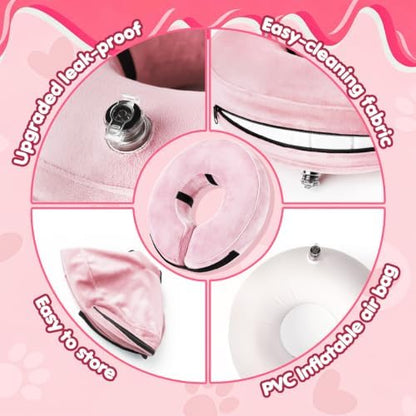 Grand Line Inflatable Dog Cone Collar, Soft Pet Recovery After Surgery (M) - Image 5